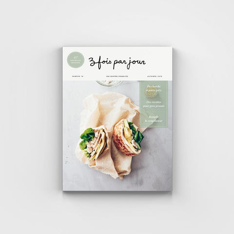 Magazine 3 fois par jour - Tome 19 - Août 2019