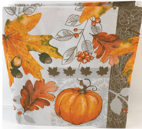 Serviettes de table - Citrouilles