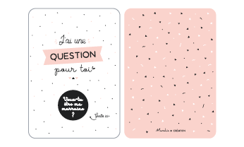 Carte de souhait - à gratter  - Veux-tu être ma marraine?