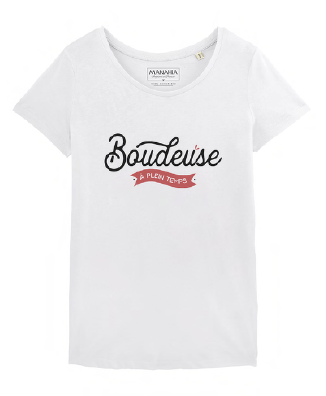 T-shirt  - Femme  - Boudeuse à plein temps...