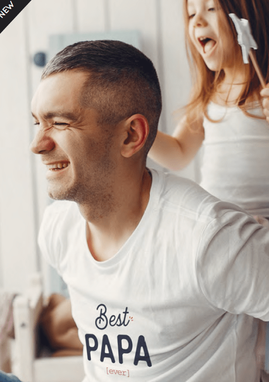 T-shirt  - Homme  - Best papa ever