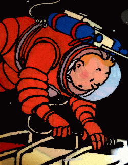 Chemise plastifiée - On a marché sur la Lune