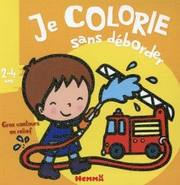 Je colorie sans déborder - Les pompiers