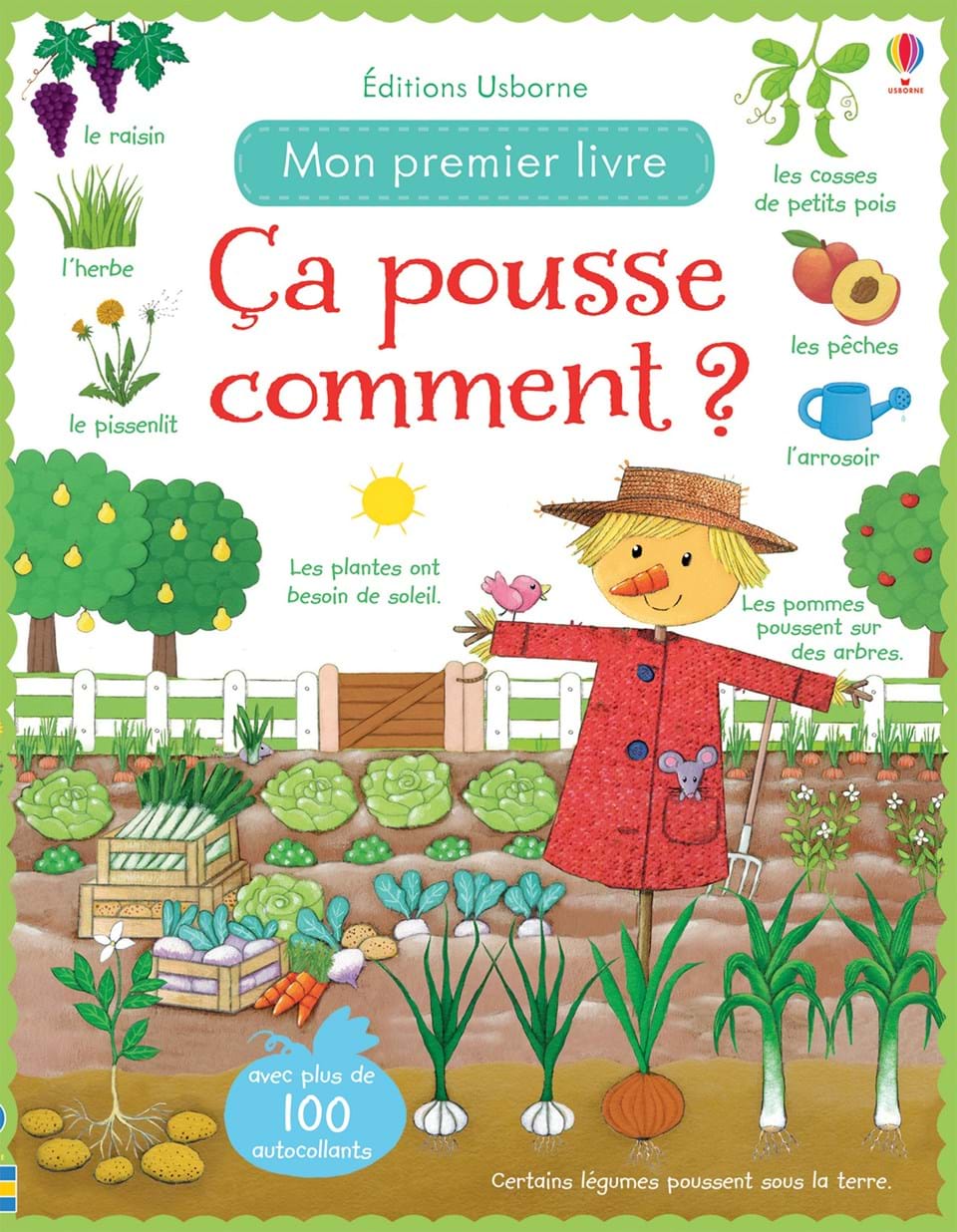 Mon premier livre avec des autocollants - Ça pousse comment?