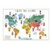 Carte du monde à gratter enfant