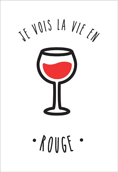 Aimant - Je vois la vie en rouge