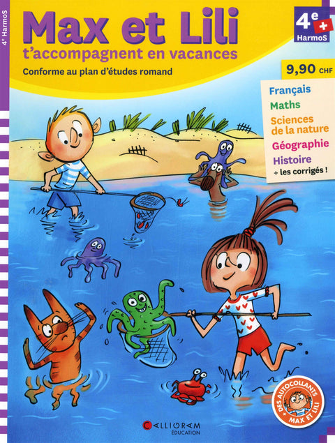 Max et Lili t'accompagnent en vacances - 4e Harmos ( 3e année )