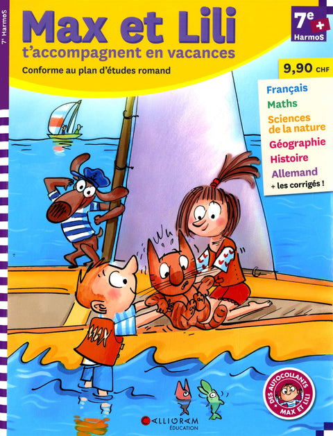 Max et Lili t'accompagnent en vacances - 7e Harmos (6e année )