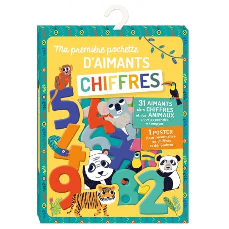 Ma première pochette d'aimants chiffres