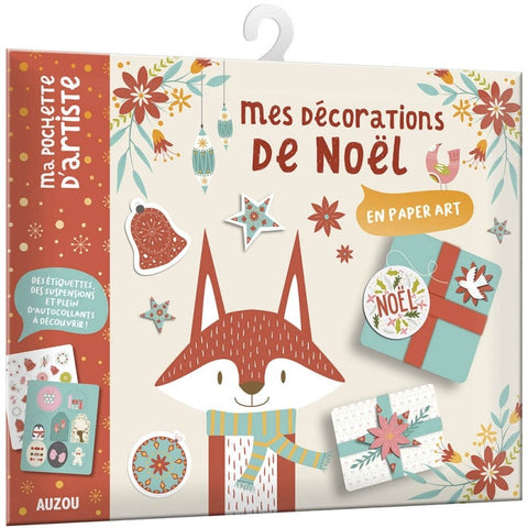 Ma pochette d'artiste - Mes décorations de Noël en paper art