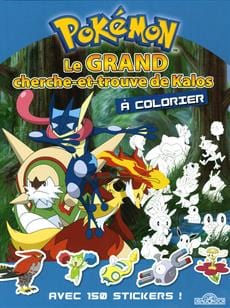Pokémon - Le grand cherche et trouve de Kalos à colorier