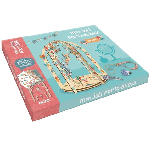 Mon joli porte-bijoux en bois