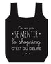 Sac de shopping pliable