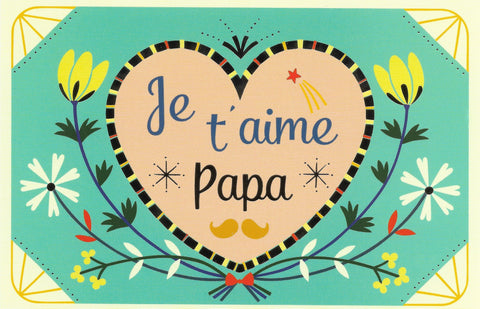Carte postale - Fête des pères - SF09