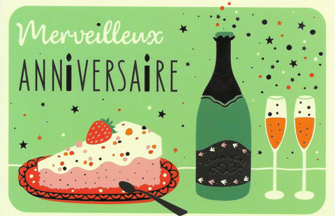 Carte postale - Anniversaire - SF04