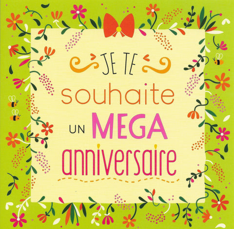 Carte postale - Anniversaire - CE03
