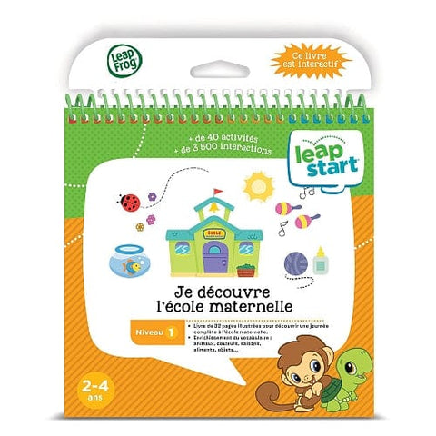 LeapStart - Je découvre l'école maternelle - Livre d'activités - Niveau 1