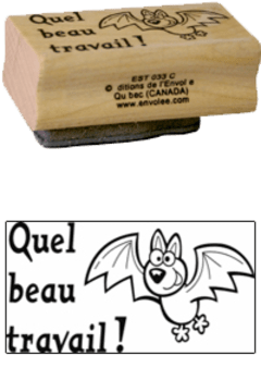 Tampon en bois - Quel beau travail !