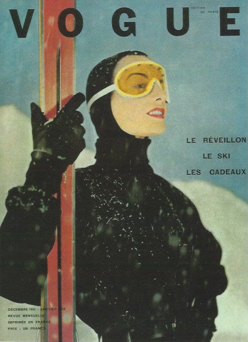 Carte de souhait - Vogue Ski dec 1951